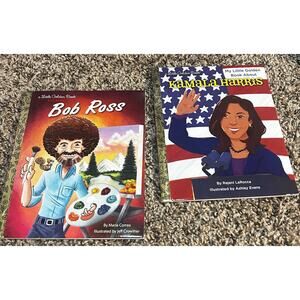 Little Golden Books Bob Ross & Kamala Harris (NEW)